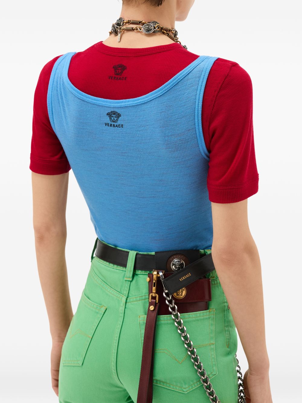 Versace Versace Medusa wool tank top