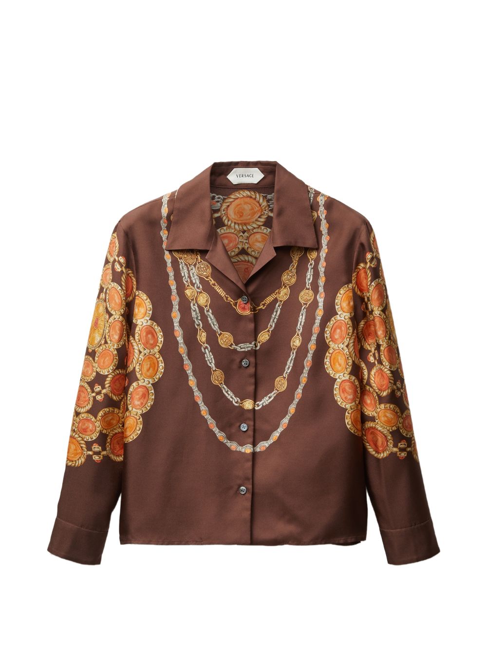 Versace Versace Printed silk shirt