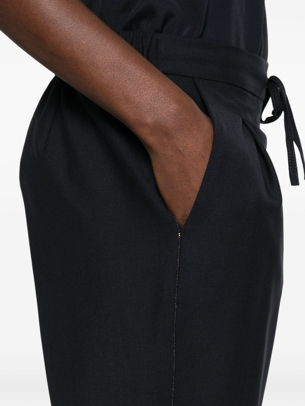 Fabiana Filippi Fabiana Filippi Wool drawstring trousers