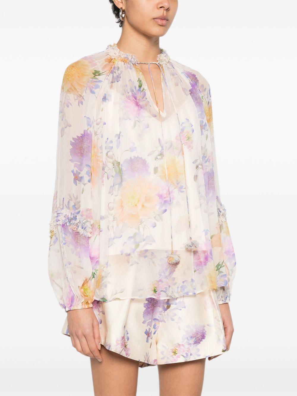 Zimmermann Zimmermann Luna printed blouse