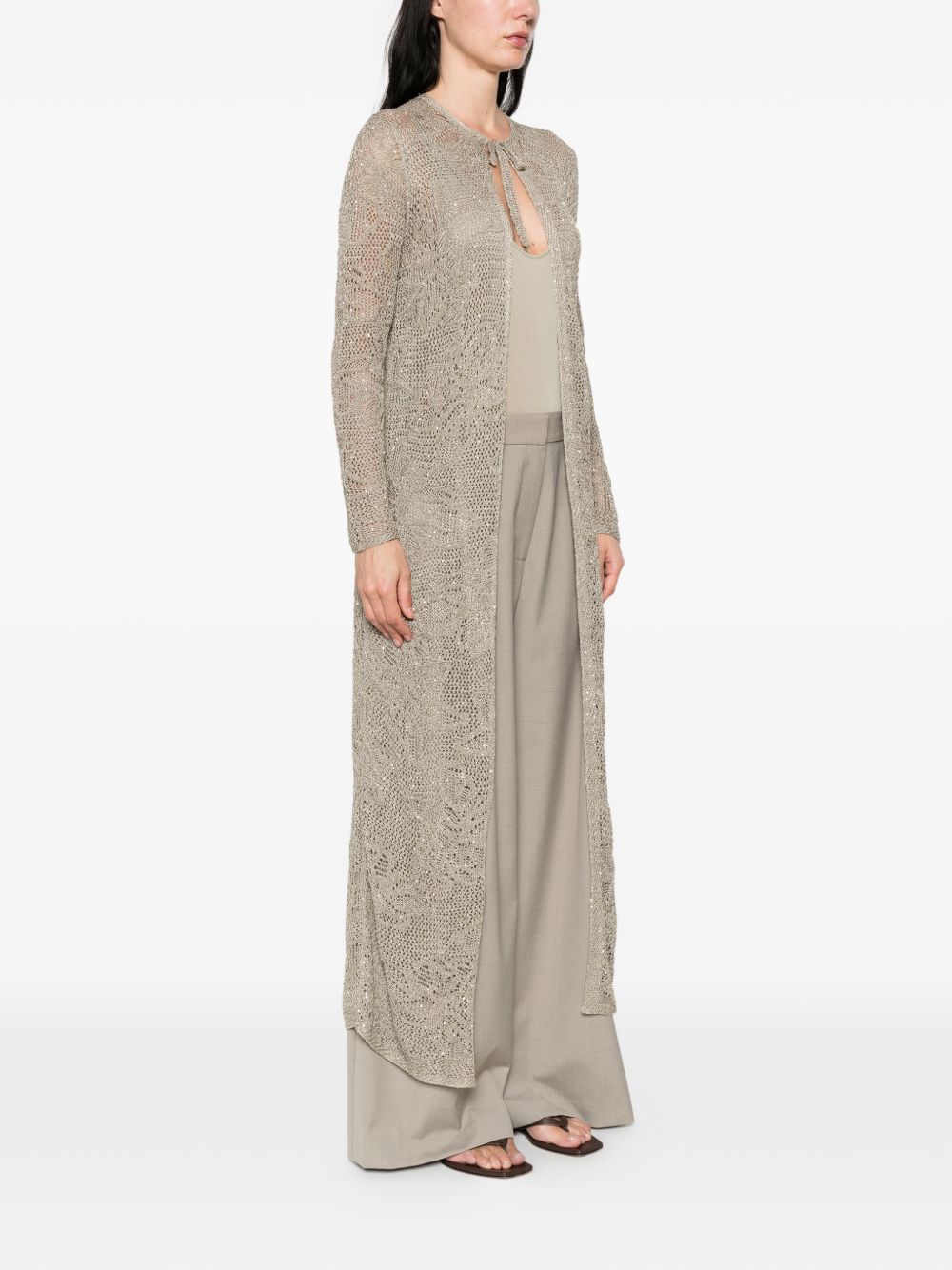 Fabiana Filippi Fabiana Filippi Tie-detail long cardigan