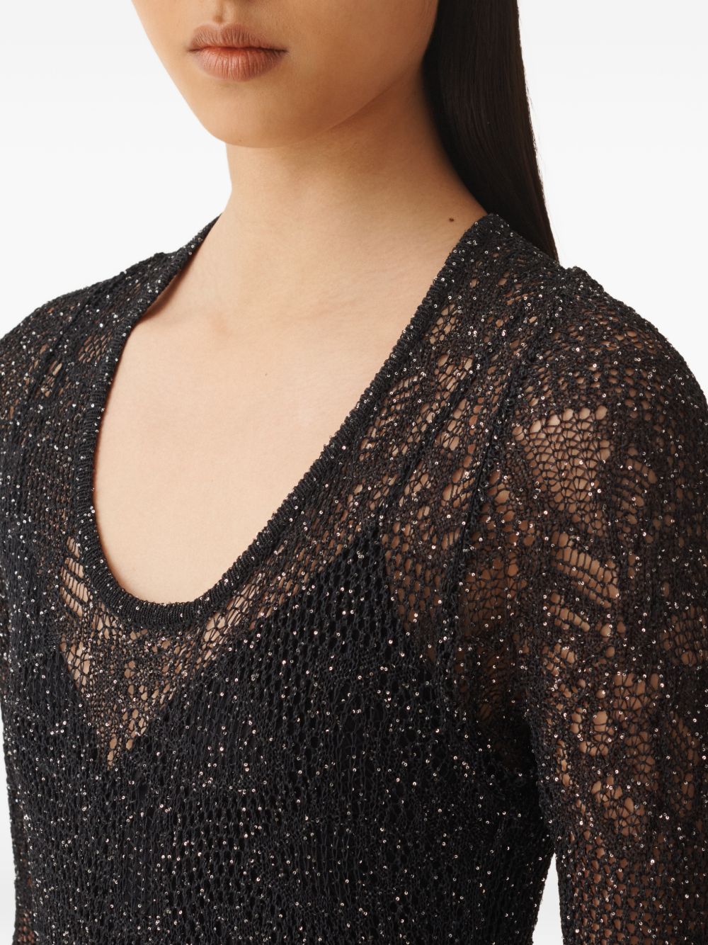 Fabiana Filippi Fabiana Filippi Lace long dress