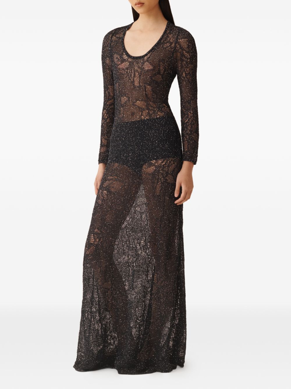 Fabiana Filippi Fabiana Filippi Lace long dress