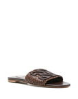 Casadei Casadei Leather flat sandals