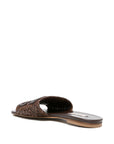 Casadei Casadei Leather flat sandals