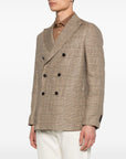 Boglioli Boglioli Linen double-breasted jacket