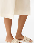 Fabiana Filippi Fabiana Filippi Knitted flate sandals