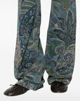 Etro Etro Floral print flared jeans