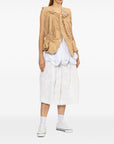 Comme Des Garcons Comme Des Garcons Comme Des GarÃ§ons Cotton midi skirt
