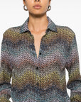 Missoni Missoni Zig zag print shirt