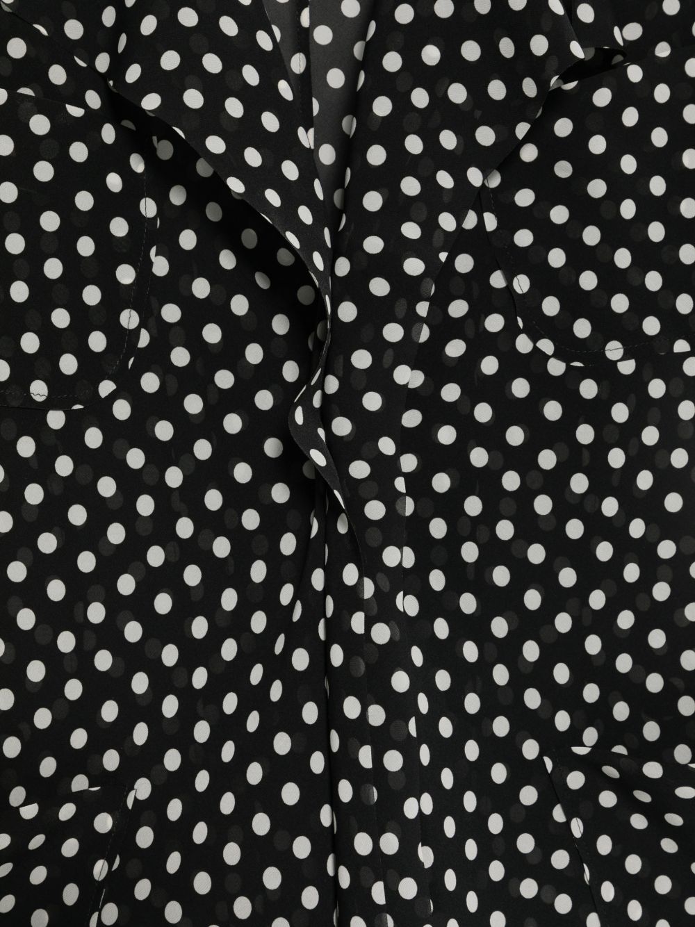 Junya Watanabe Junya Watanabe Polka-Dot Ruffled Jacket