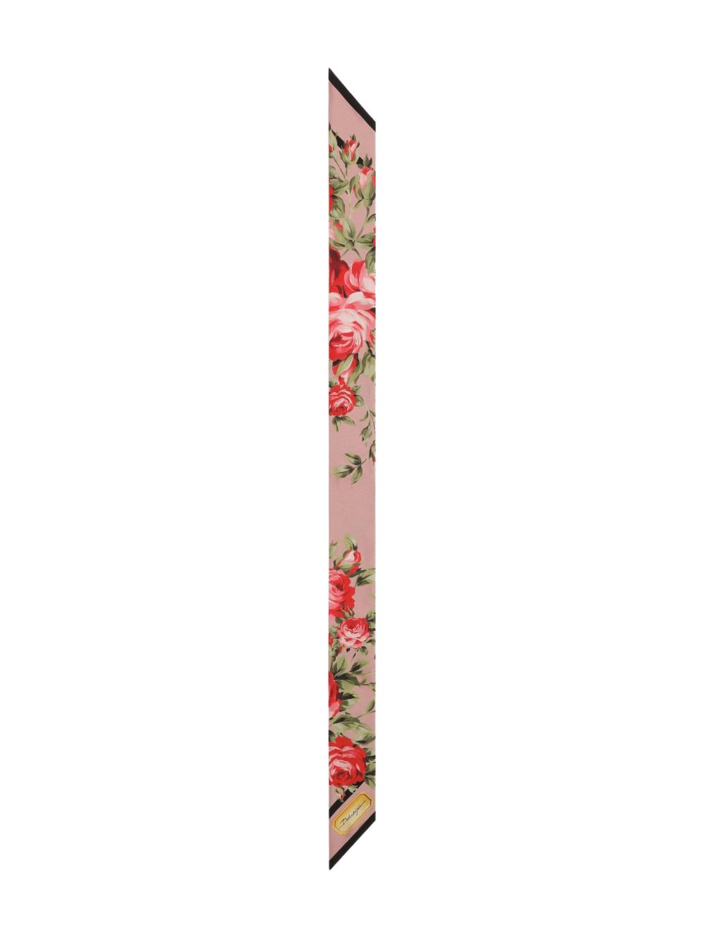 Dolce &amp; Gabbana Dolce &amp; Gabbana-Rose Bouquet-print silk twill bandeau/skinny scarf