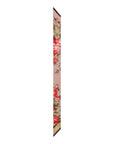 Dolce & Gabbana Dolce & Gabbana-Rose Bouquet-print silk twill bandeau/skinny scarf