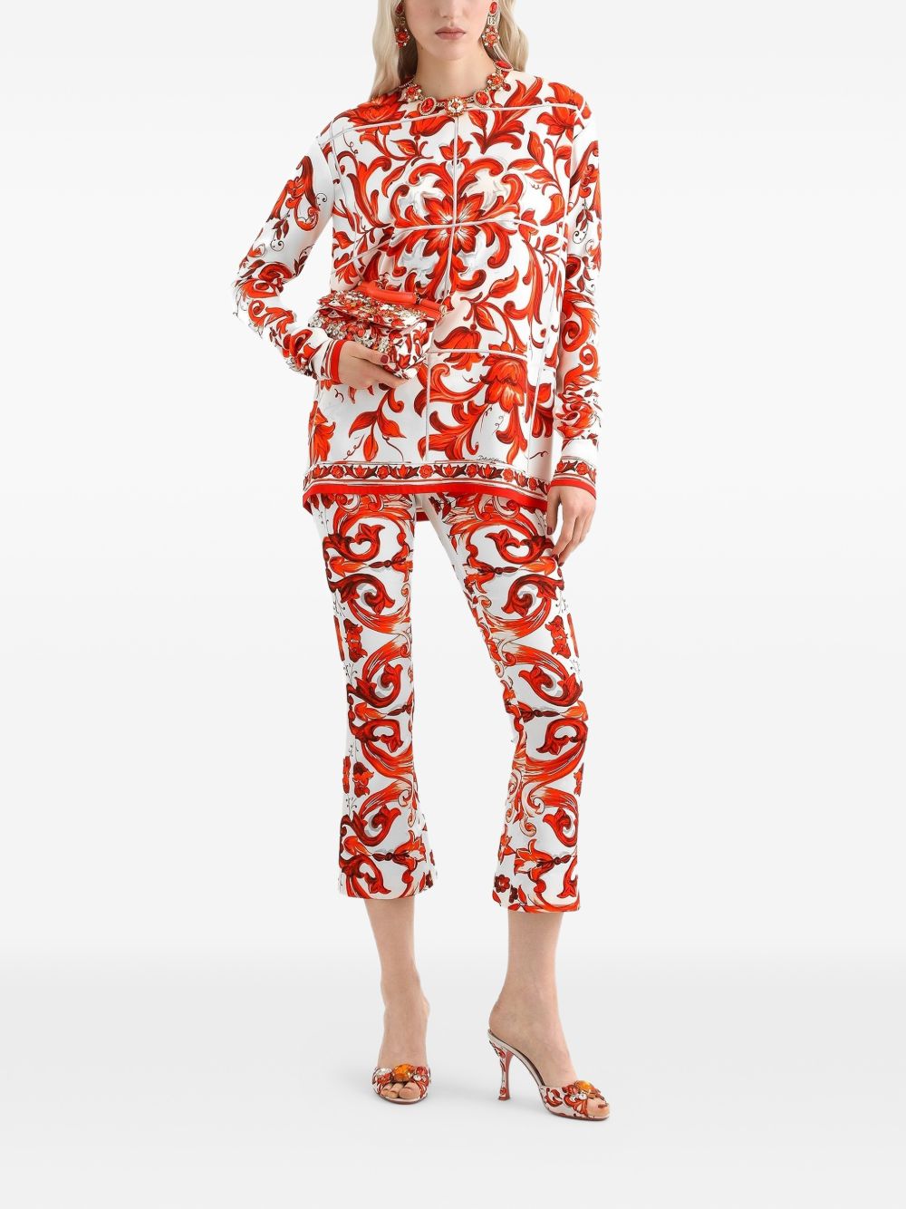 Dolce &amp; Gabbana Dolce &amp; Gabbana Trousers ORANGE