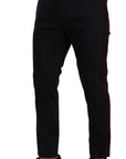 Dolce & Gabbana Chic Slim Fit Chinos Pants in Blue