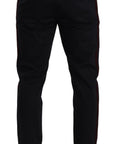 Dolce & Gabbana Chic Slim Fit Chinos Pants in Blue