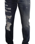 Dolce & Gabbana Chic Tattered Denim Jeans