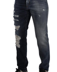 Dolce & Gabbana Chic Tattered Denim Jeans