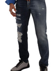 Dolce & Gabbana Chic Tattered Denim Jeans