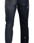 Dolce & Gabbana Chic Tattered Denim Jeans