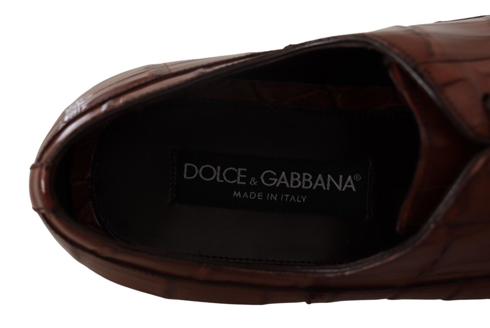 Dolce &amp; Gabbana Elegant Exotic Crocodile Leather Formal Shoes