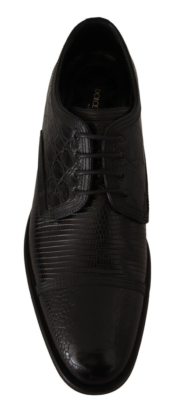 Dolce &amp; Gabbana Exotic Leather Formal Lace-Up Shoes