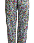 Dolce & Gabbana Floral High Waisted Tapered Denim Jeans