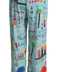 Dolce & Gabbana Elegant Wide Leg Printed Pants