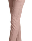 Dolce & Gabbana Elegant Pink Tapered Pants for Sophisticated Style