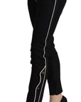 Dolce & Gabbana Elegant High Waisted Slim Fit Trousers