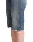 Dolce & Gabbana High-Waisted Italian Cropped Denim Jeans