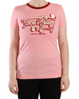 Dolce & Gabbana Chic Pink Logo Crew Neck Tee