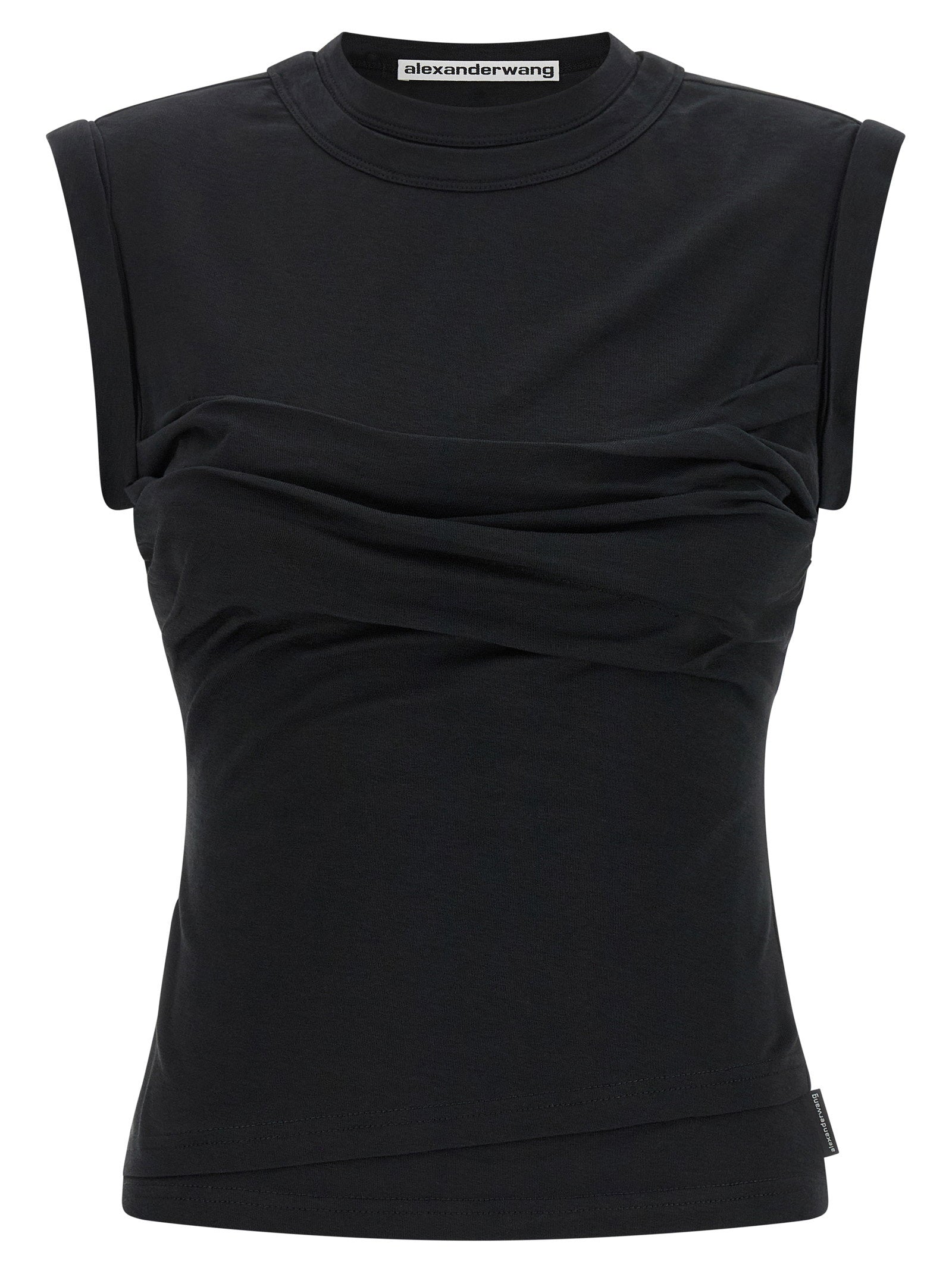 Alexander Wang Alexander Wang Twisted Bust Layered Tank Top