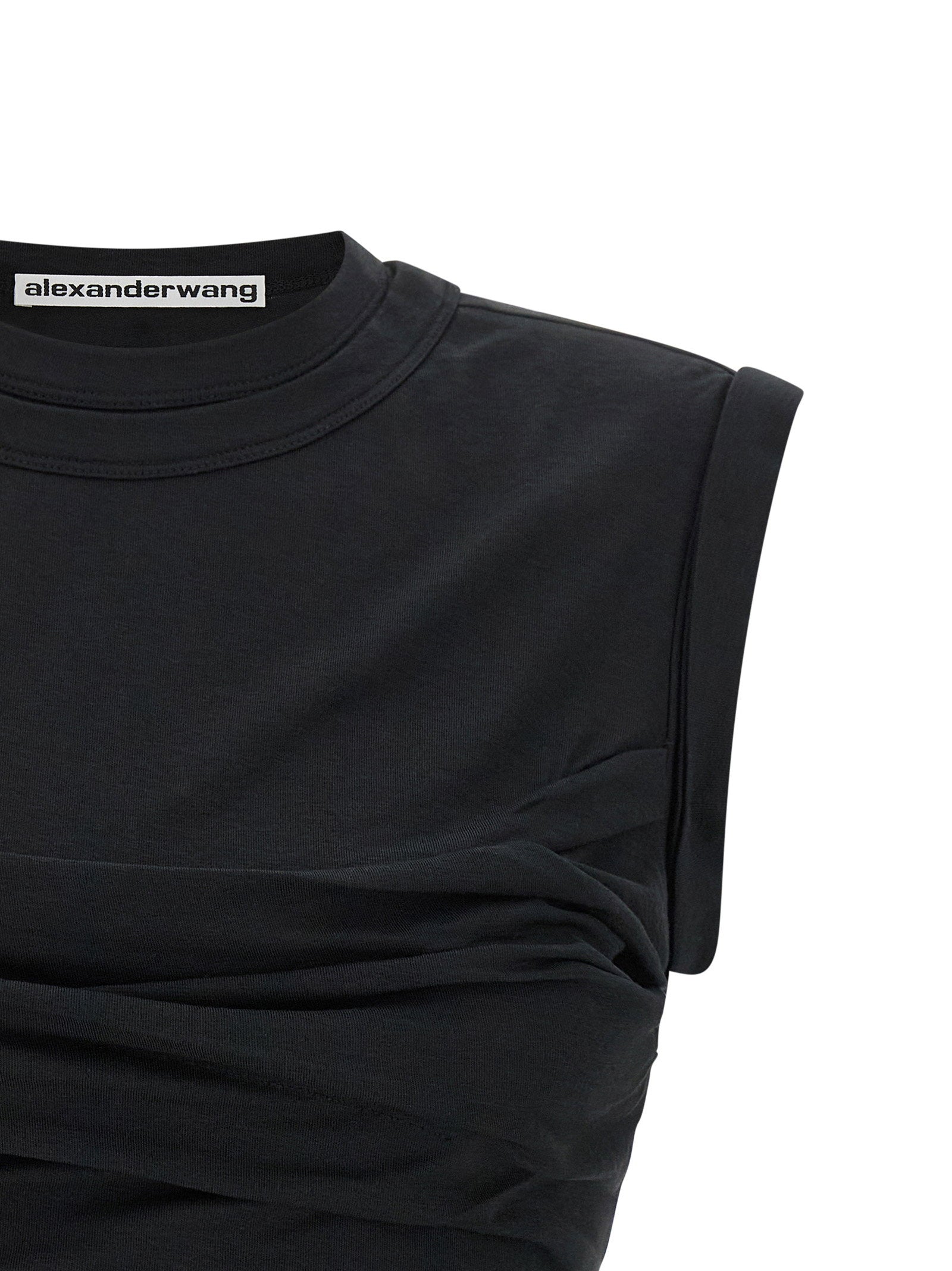 Alexander Wang Alexander Wang Twisted Bust Layered Tank Top