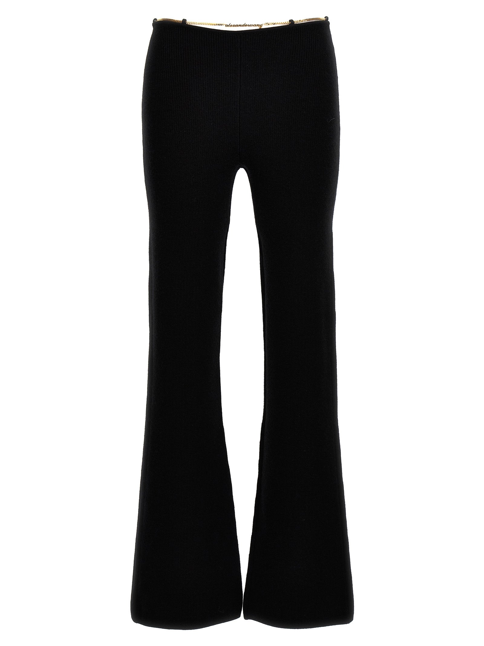 Alexander Wang Alexander Wang Gold Nameplate Chain Pants