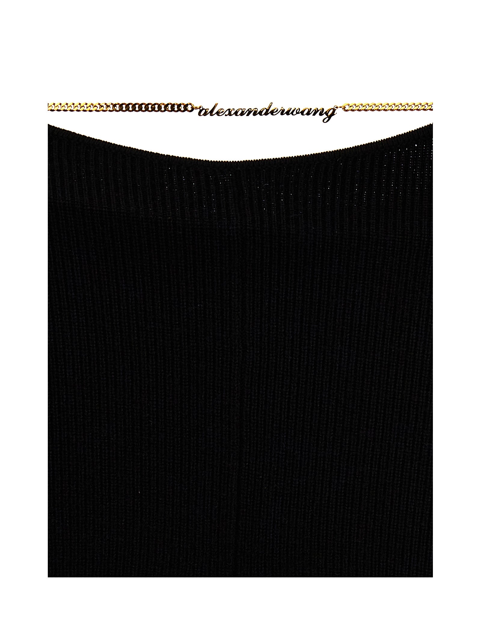 Alexander Wang Alexander Wang Gold Nameplate Chain Pants