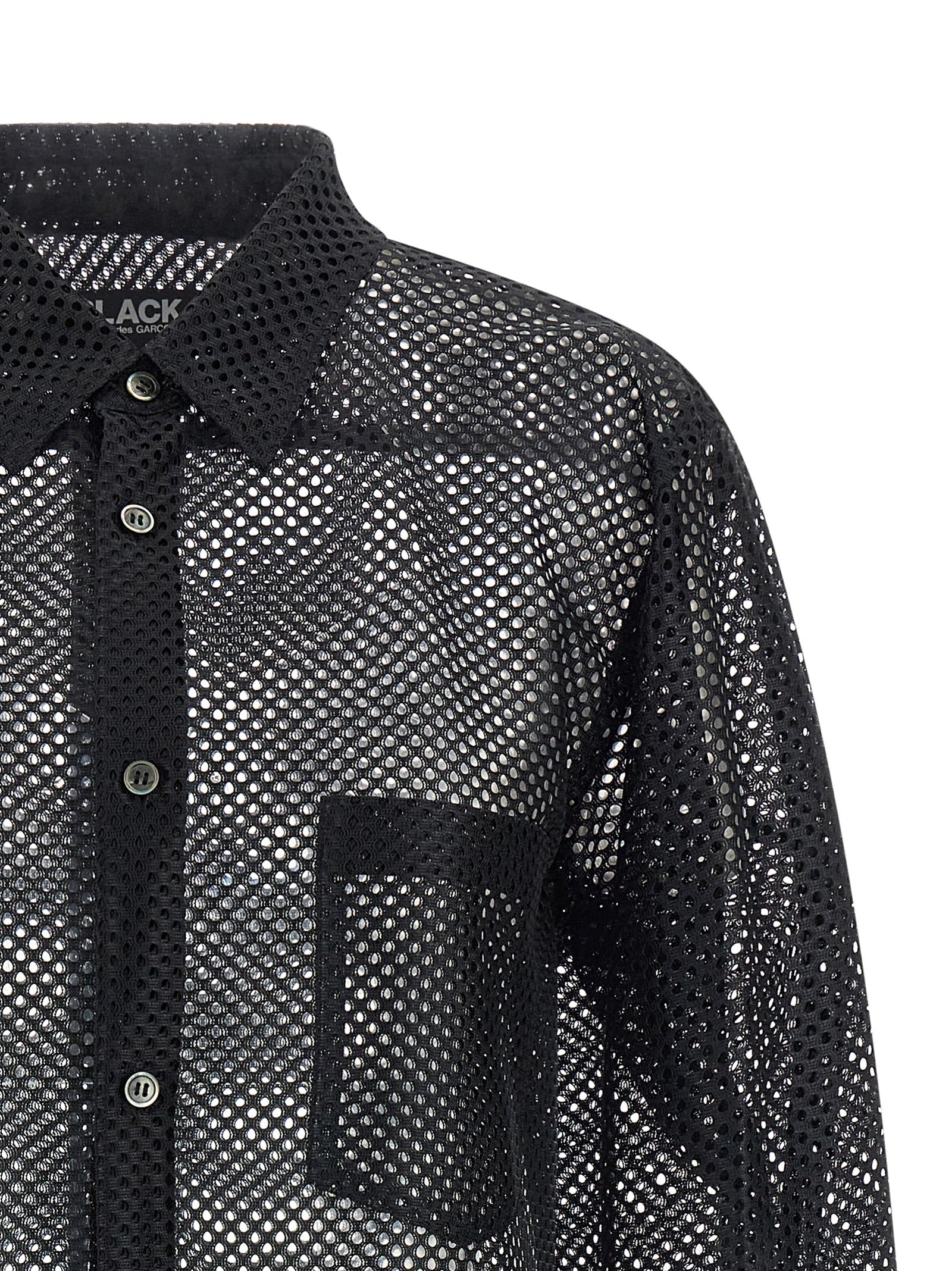 Comme Des Garcons Black Comme Des Garcons Black Mesh Shirt