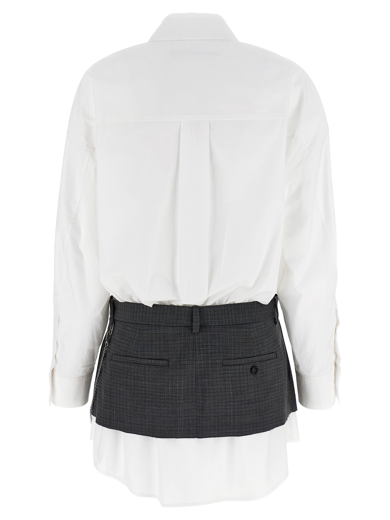 Alexander Wang Alexander Wang Pre-styled Shirt Dress W Chain Dress
