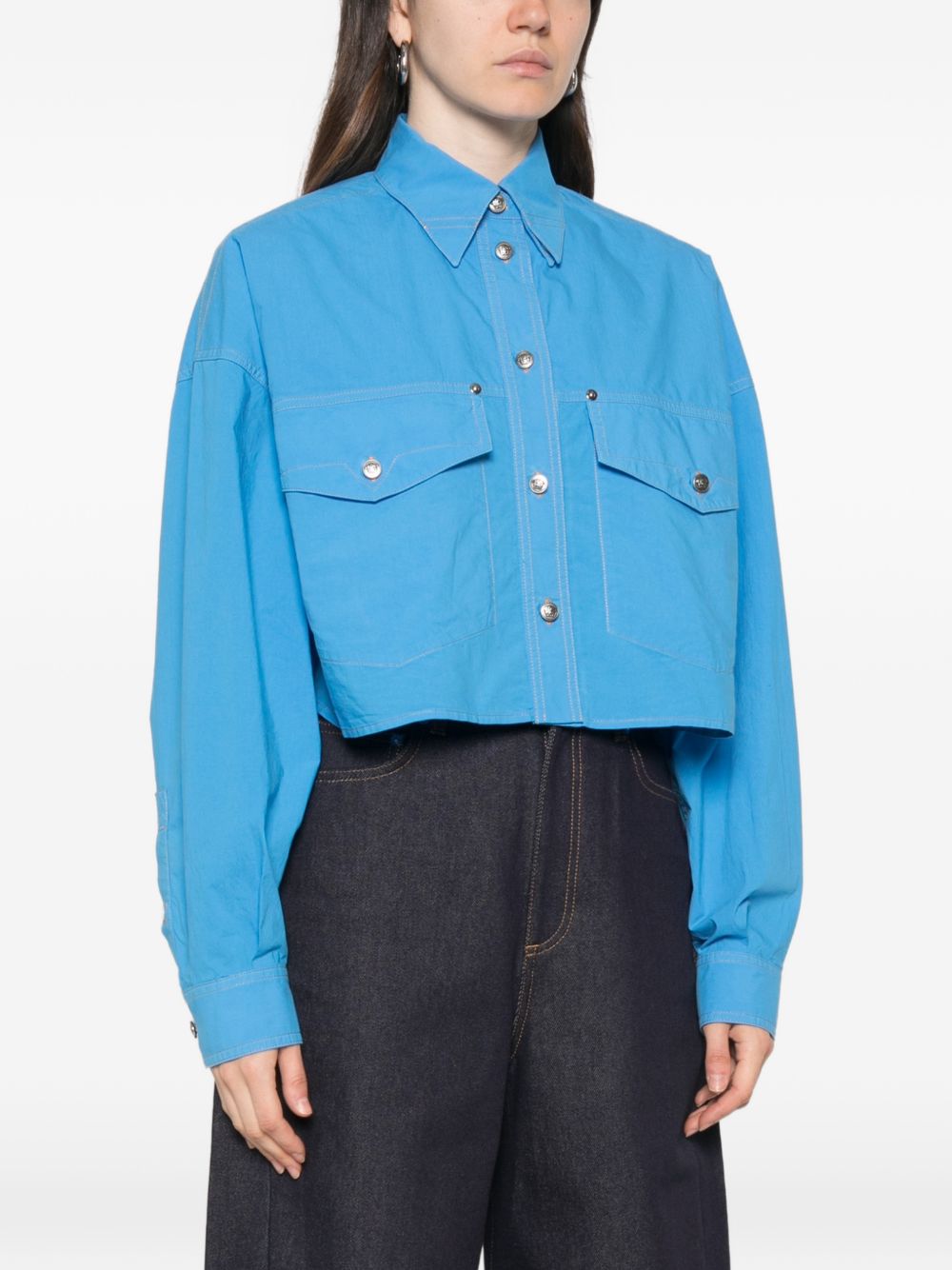 Versace Versace Shirts LIGHT BLUE