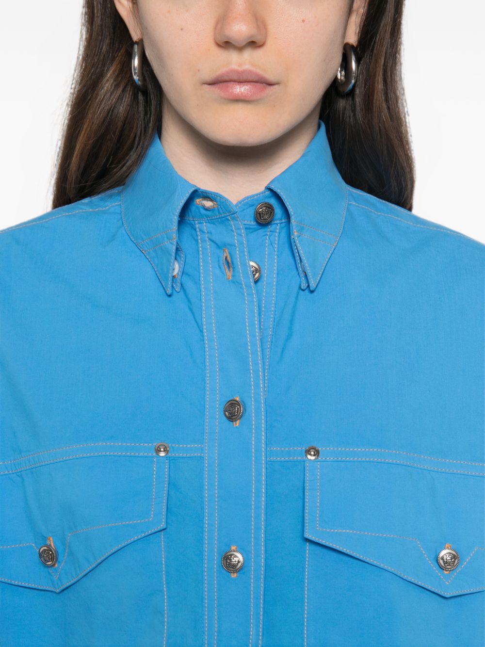 Versace Versace Shirts LIGHT BLUE