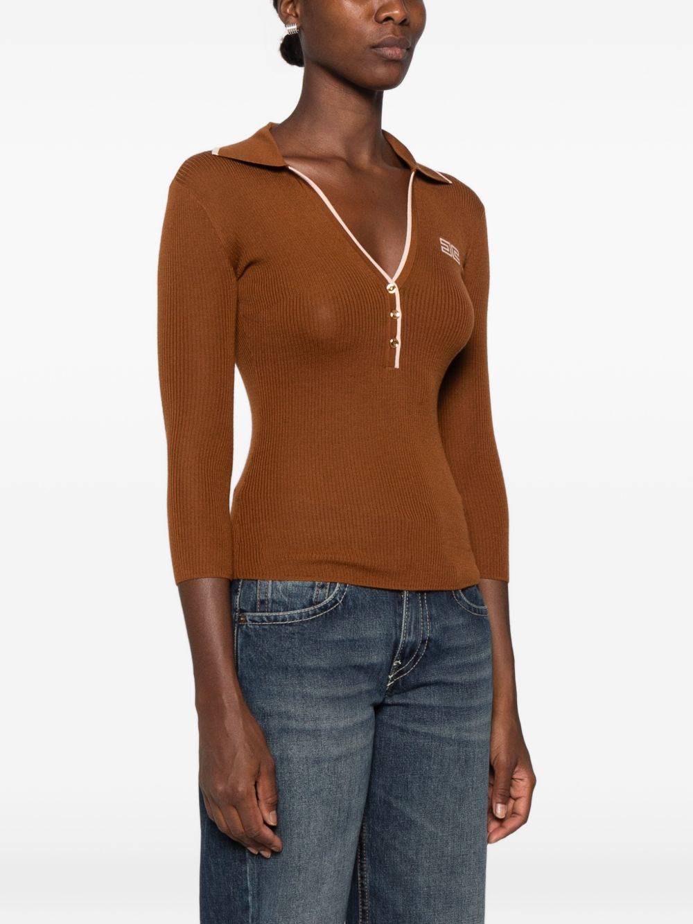 Elisabetta Franchi Elisabetta Franchi T-shirts and Polos BROWN