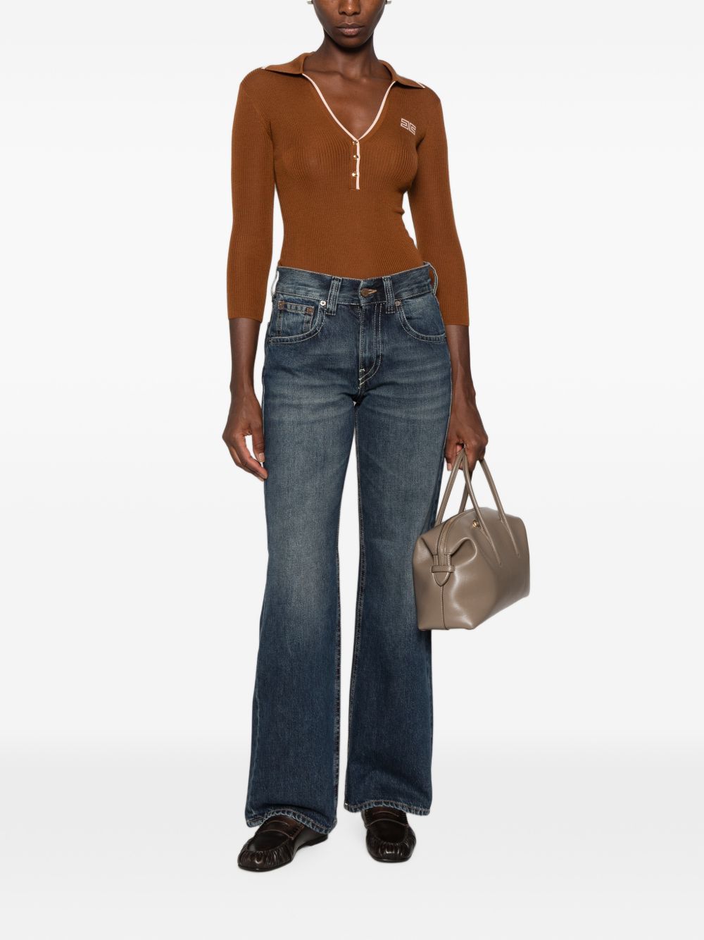 Elisabetta Franchi Elisabetta Franchi T-shirts and Polos BROWN