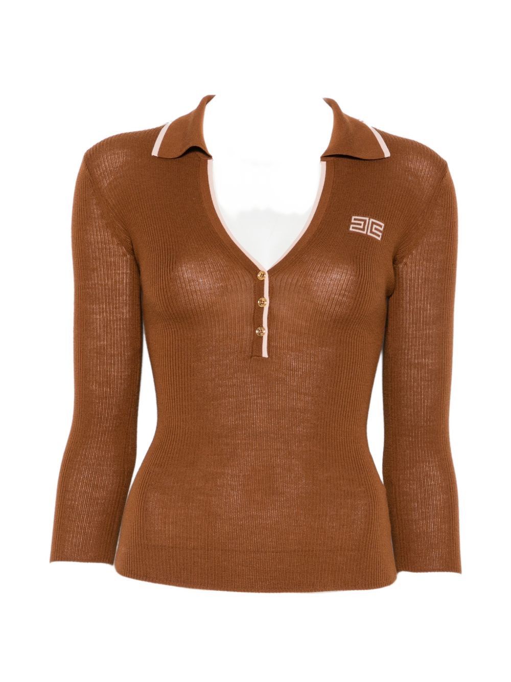 Elisabetta Franchi Elisabetta Franchi T-shirts and Polos BROWN