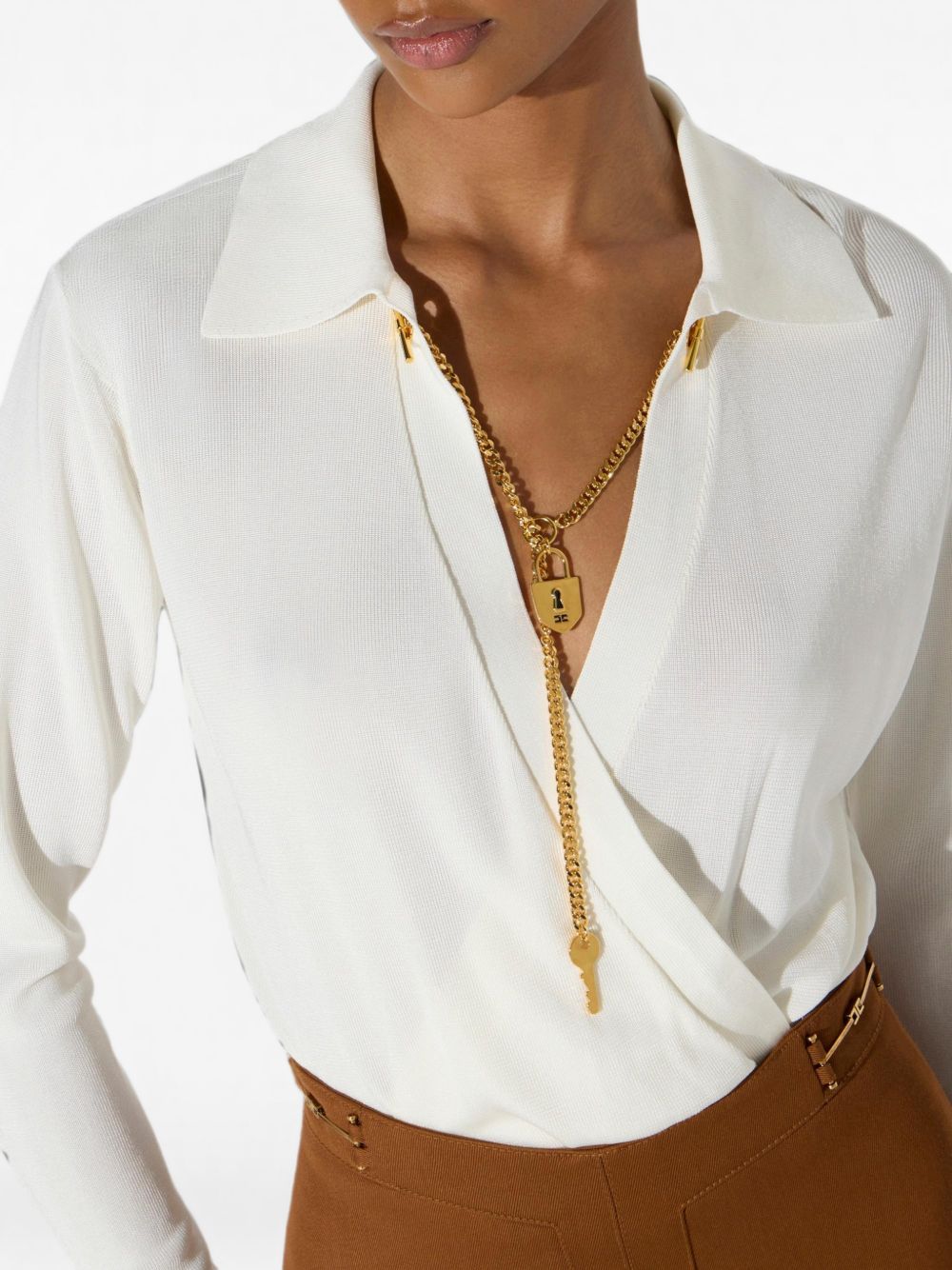 Elisabetta Franchi Elisabetta Franchi Top WHITE