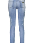 Just Cavalli Light Blue Cotton Women Jeans