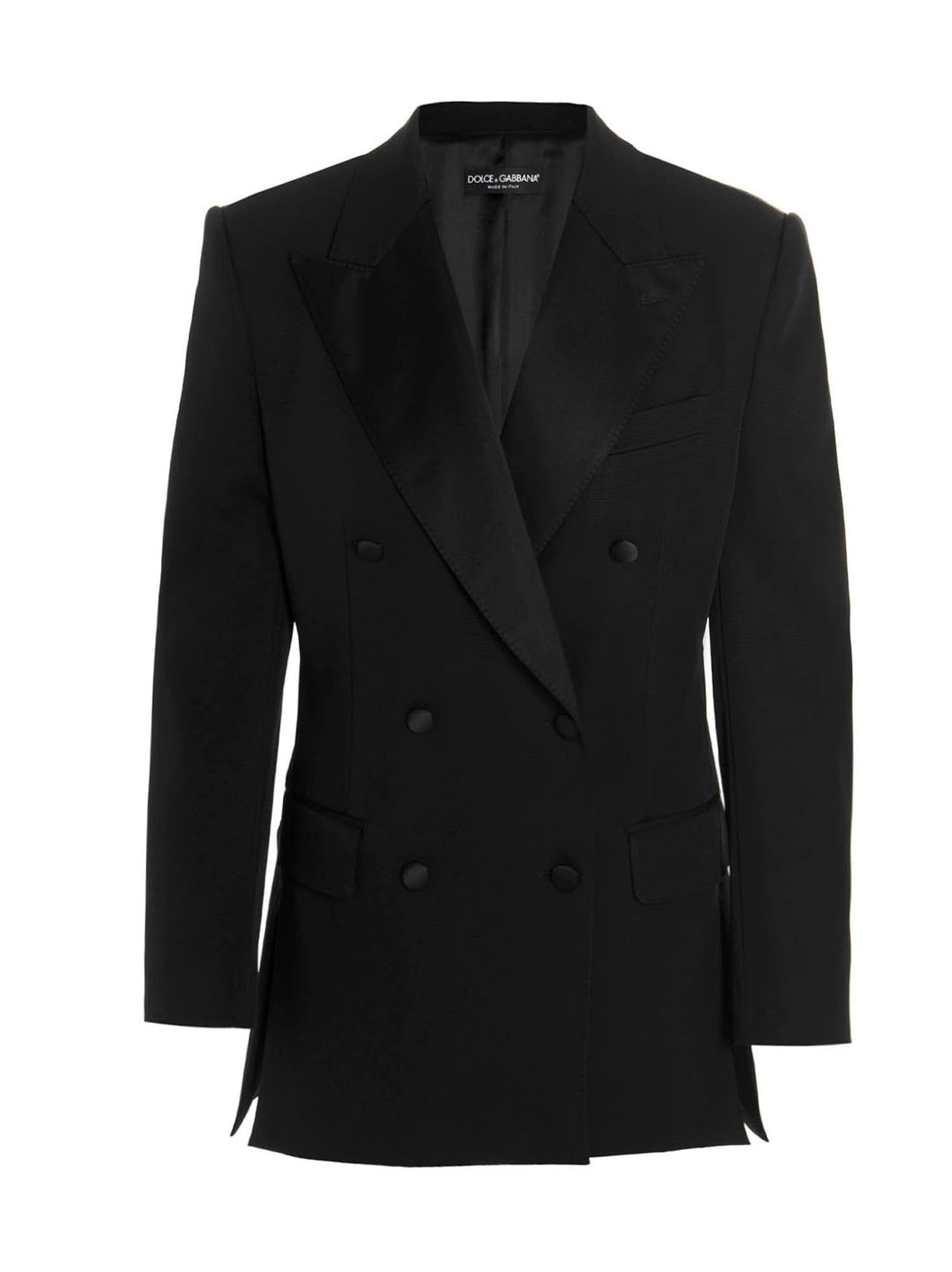 Dolce &amp; Gabbana Dolce &amp; Gabbana Padded Shoulders Double-breasted Blazer Jacket