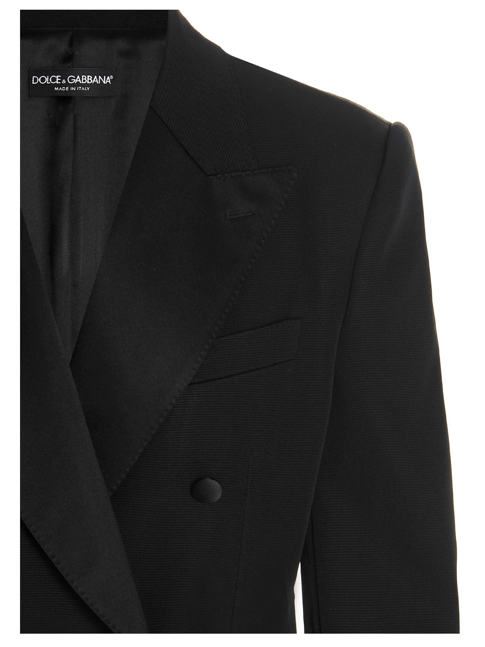 Dolce &amp; Gabbana Dolce &amp; Gabbana Padded Shoulders Double-breasted Blazer Jacket