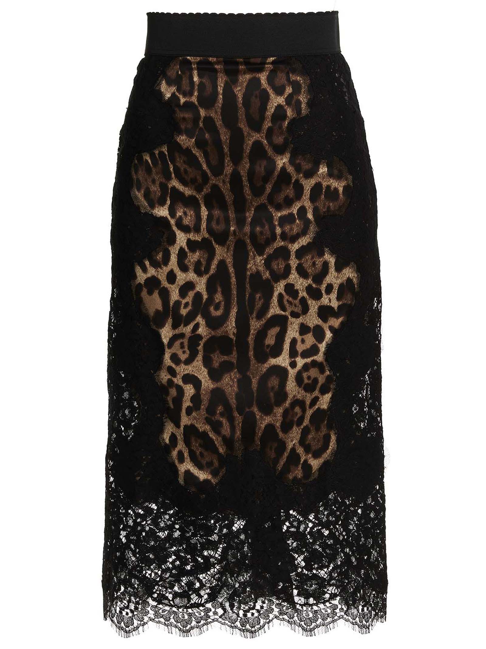 Dolce &amp; Gabbana Dolce &amp; Gabbana Animalier Skirt