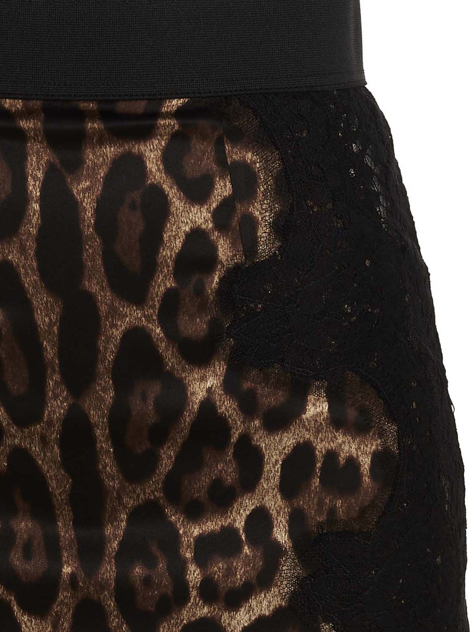 Dolce &amp; Gabbana Dolce &amp; Gabbana Animalier Skirt