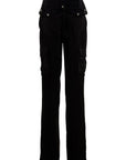 David Koma David Koma Satin Cargo Pants